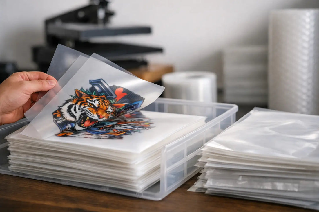 How to Store DTF Transfers Without Ruining Them